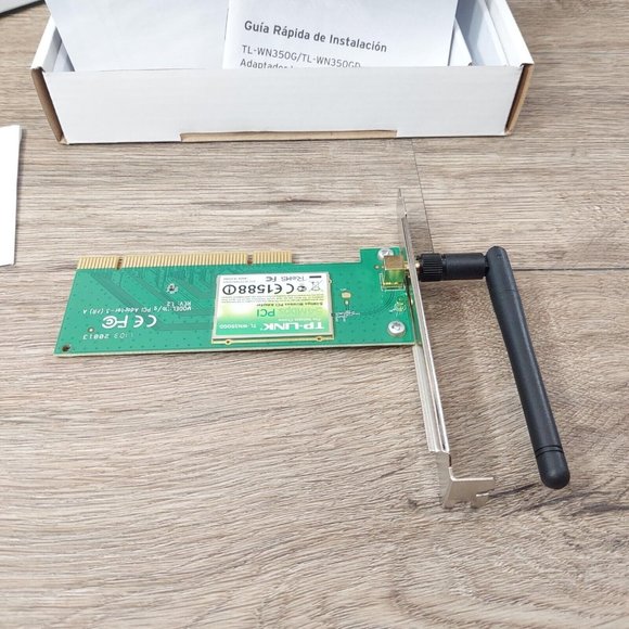 TP-Link 54 Mbps Wireless G PCl Express Adapter Model TL-WN350GD Rev:1.2 Computer - Picture 6 of 15